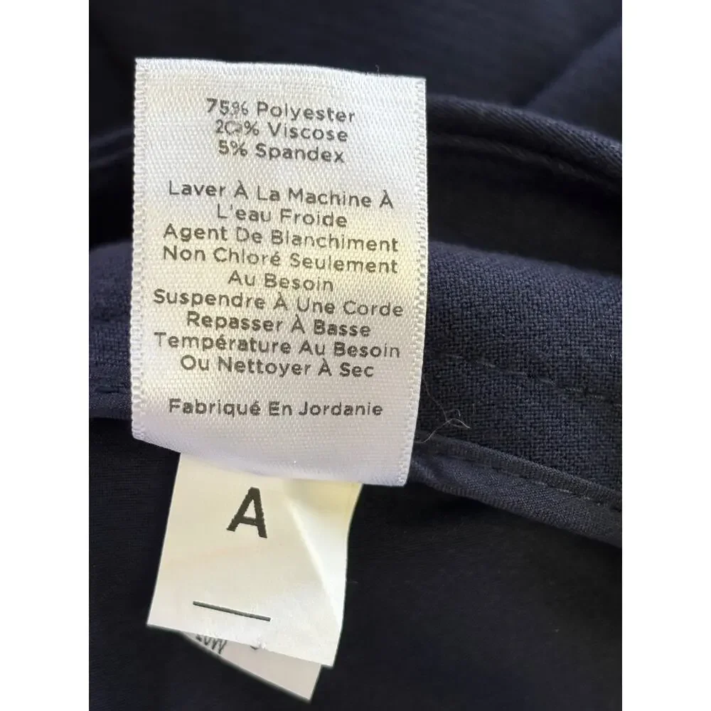 Talbots Indigo Blue Straight Leg Trouser Slacks Career Office Women's 20W Pants